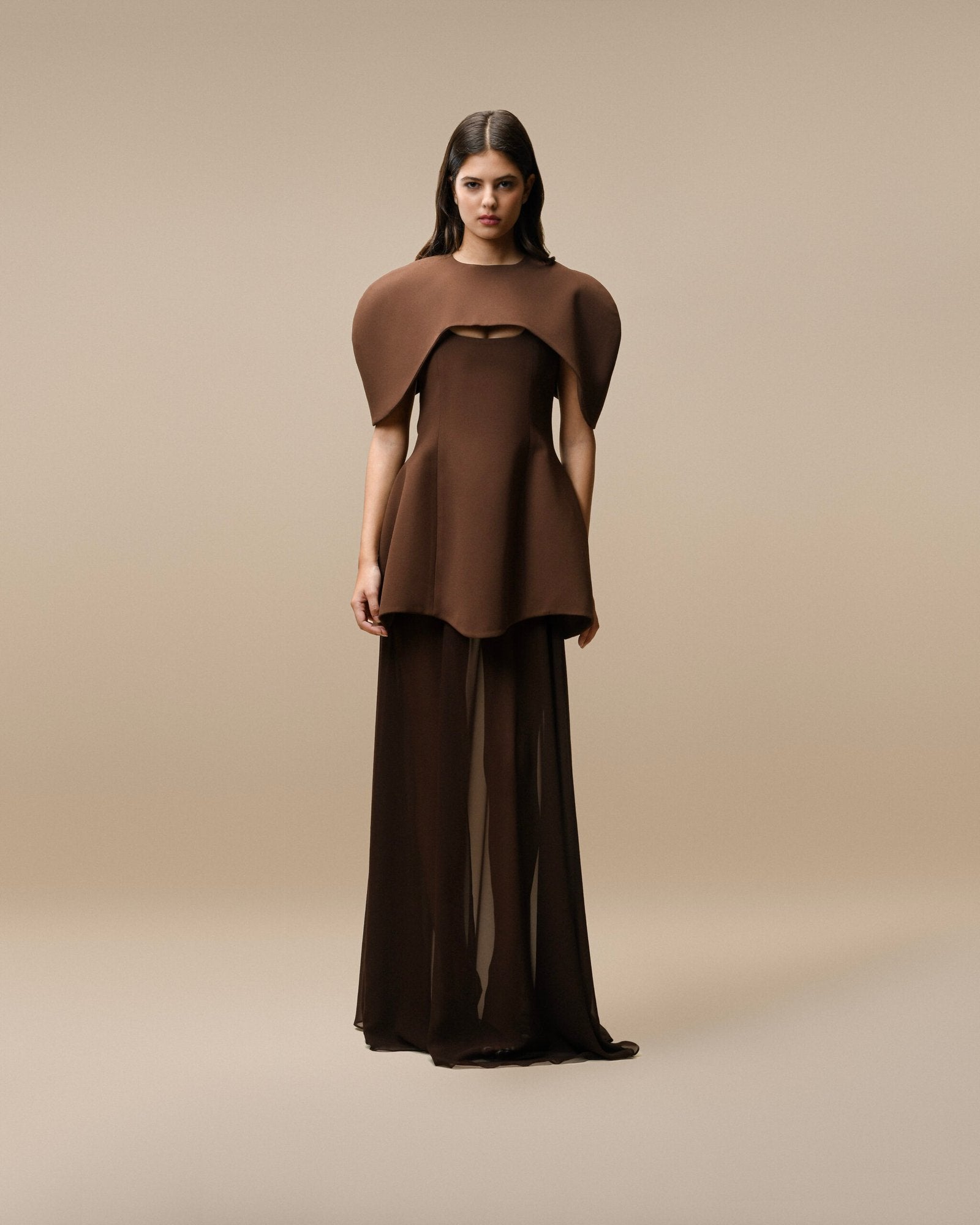 brown dress in store Scarlette Brown Maxi Dress main image 0
