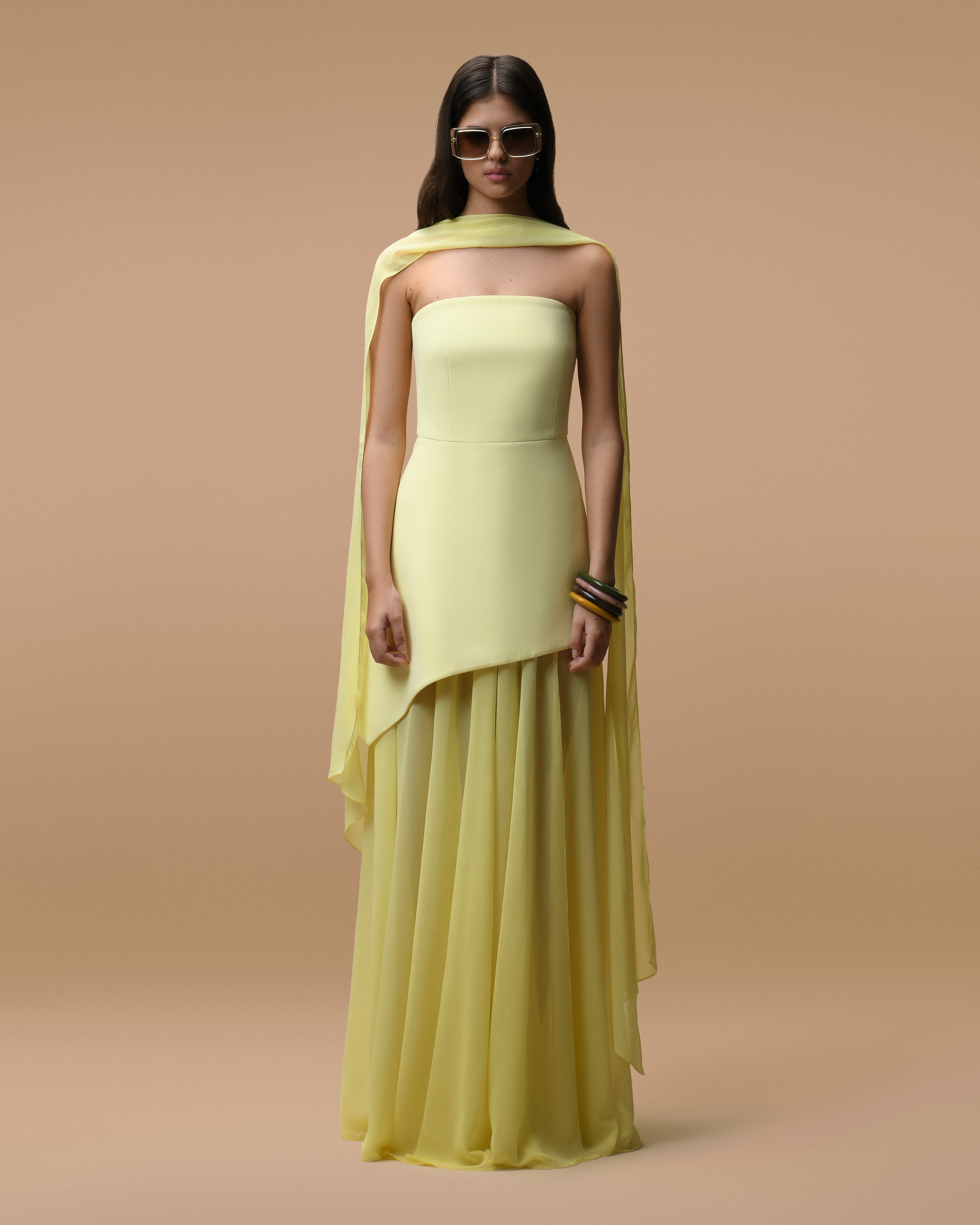 Monaco Butter Yellow with Scarf L