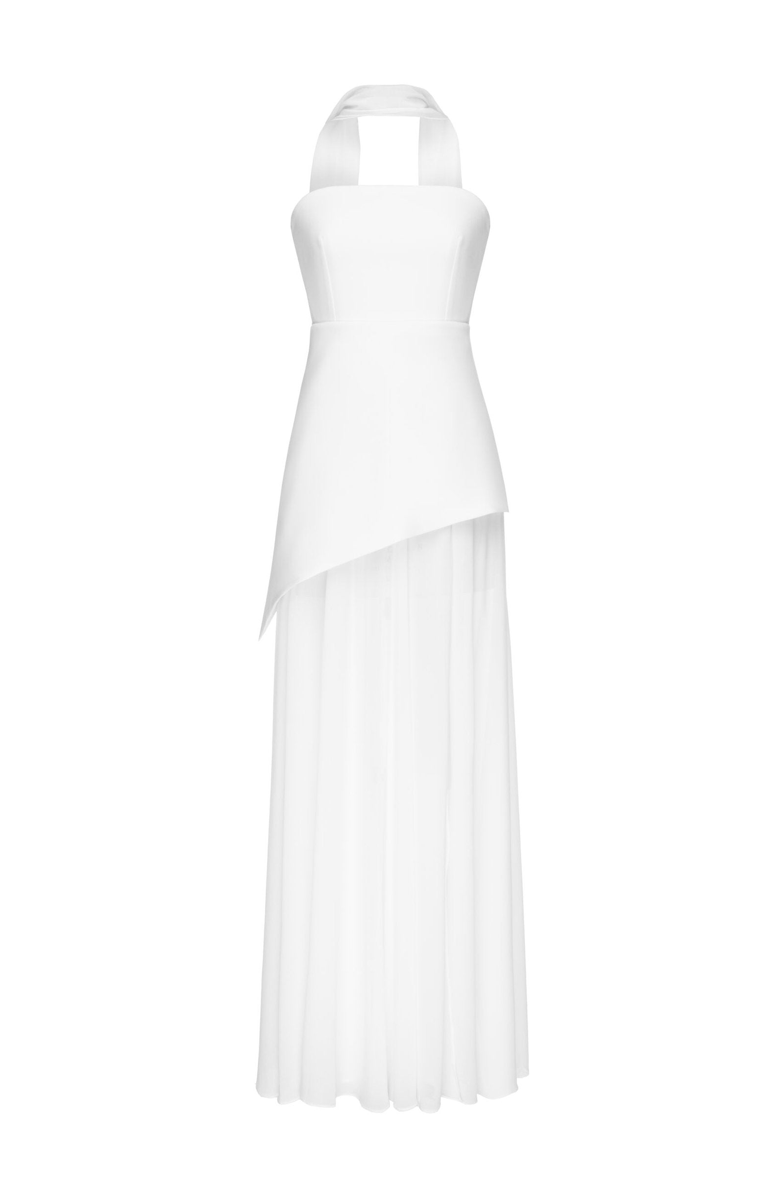 monaco white dress with scarf Monaco White Dress with Scarf XL