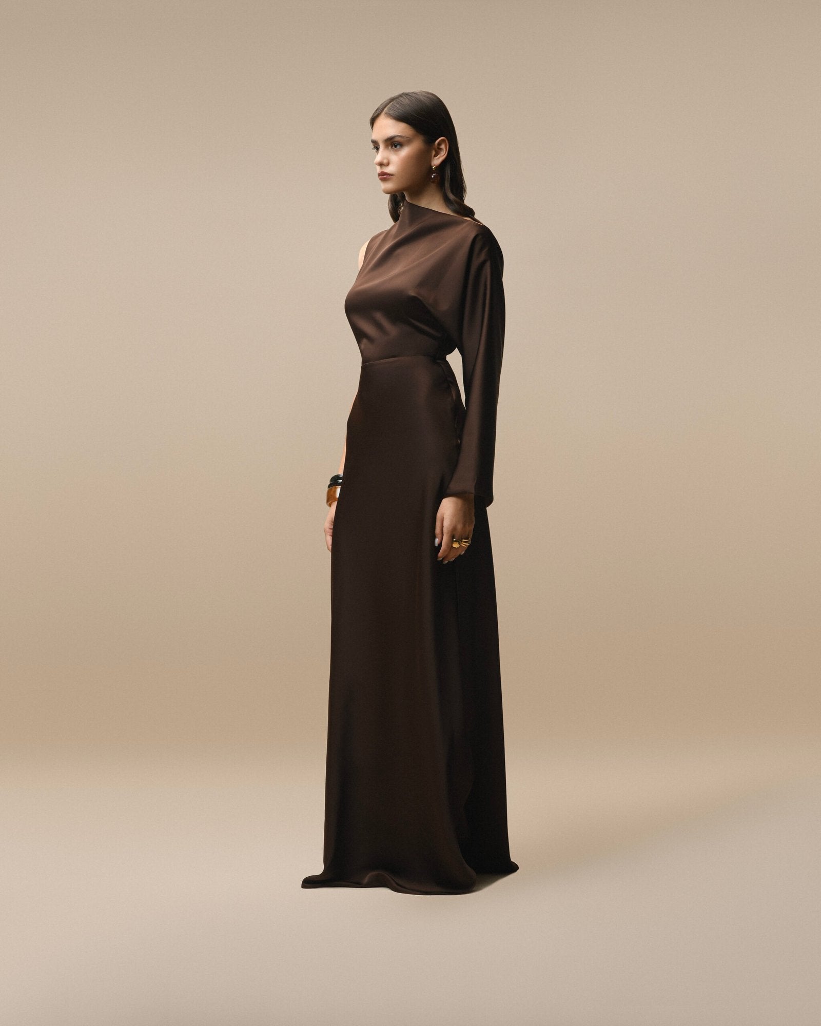 Cannes Choco Brown Dress M Cannes Choco Brown Dress M