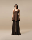 Verona Brown Dress
