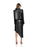 Reigh Black Trench Coat