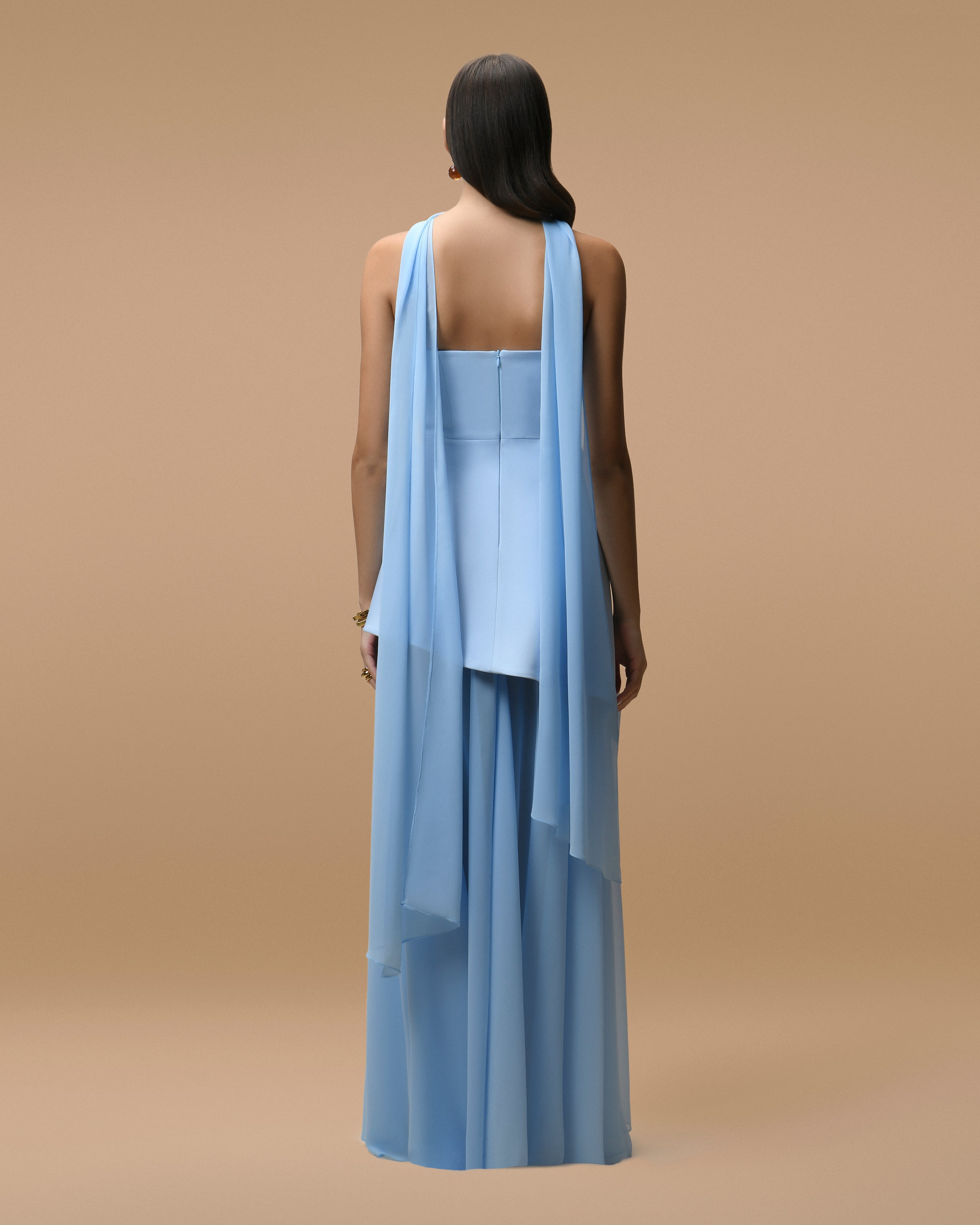 Monaco Sky Blue with Scarf M Monaco Sky Blue with Scarf M