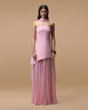 Monaco Soft Pink with Scarf