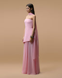 Monaco Soft Pink with Scarf