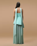 Monaco Seafoam Green with Scarf