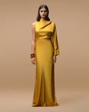 Cannes Mustard Gold Dress