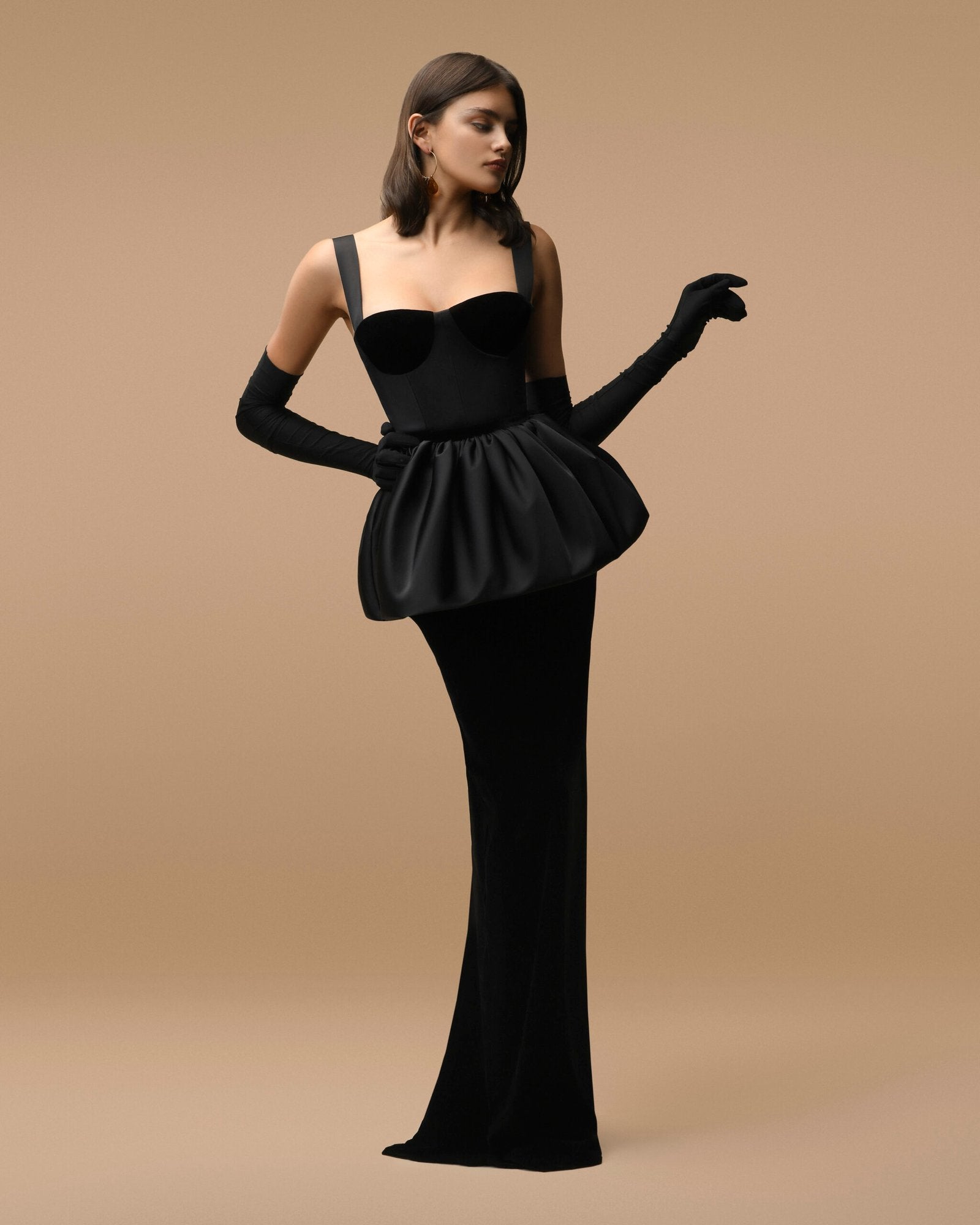 Audrey Black Dress by Matters | Elegant Floor-Length Evening Gown L Audrey Black Dress by Matters | Elegant Floor-Length Evening Gown L