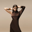 Cannes Choco Brown Dress