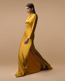 Cannes Mustard Gold Dress