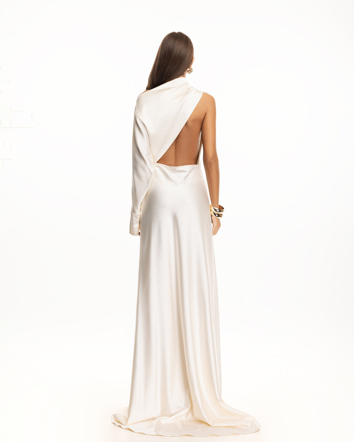 open back pearl dress Cannes M Color:STEEL GREY (1446) Category:WHITE DRESSES embroidered all over with KissProm Sheath Spaghetti Straps