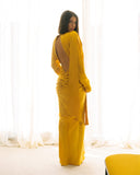 Josie Mustard Gold Dress