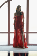 Naia Red Dress