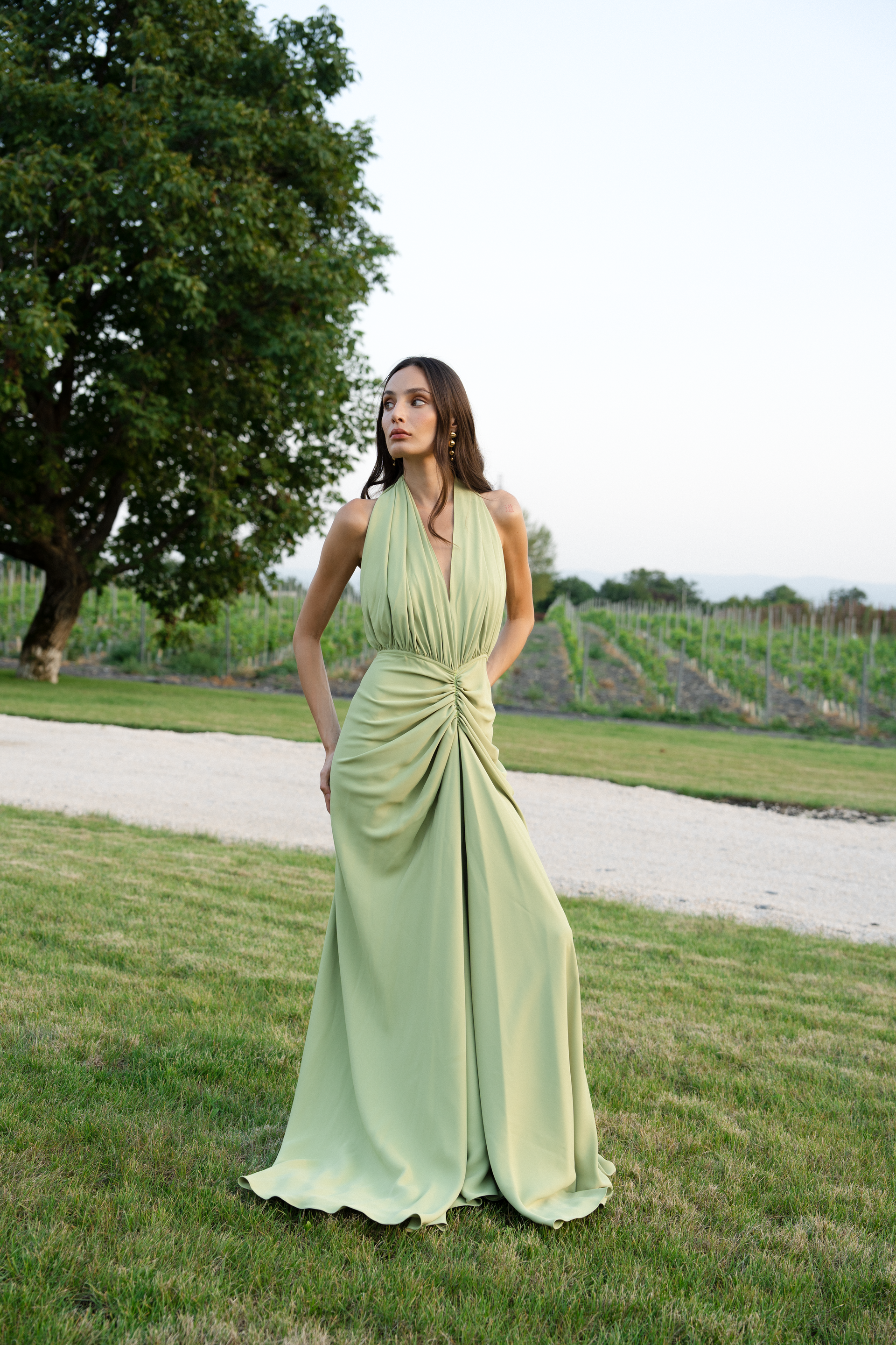 Lene Pistachio Dress XS