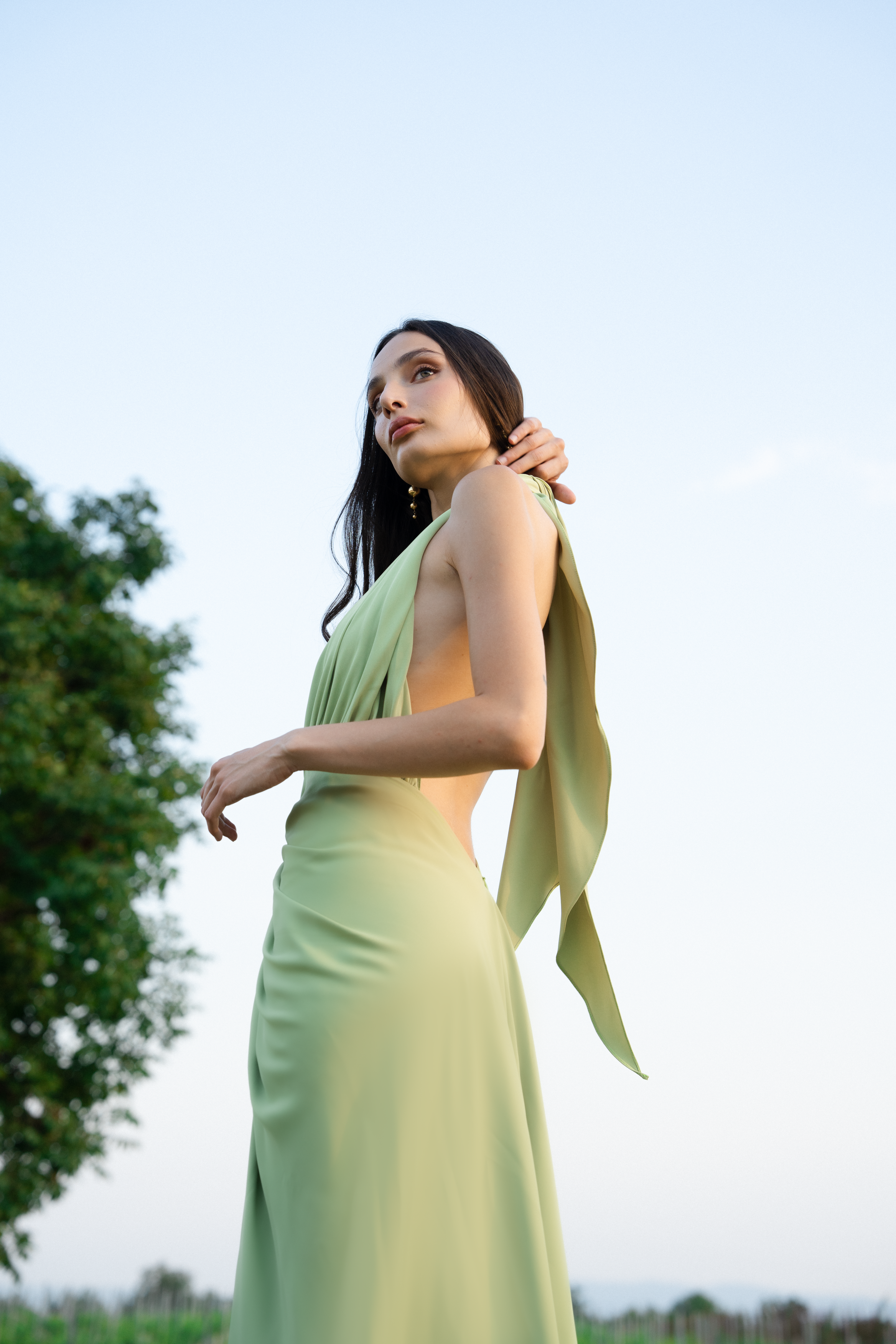 Lene Pistachio Dress XS Lene Pistachio Dress XS
