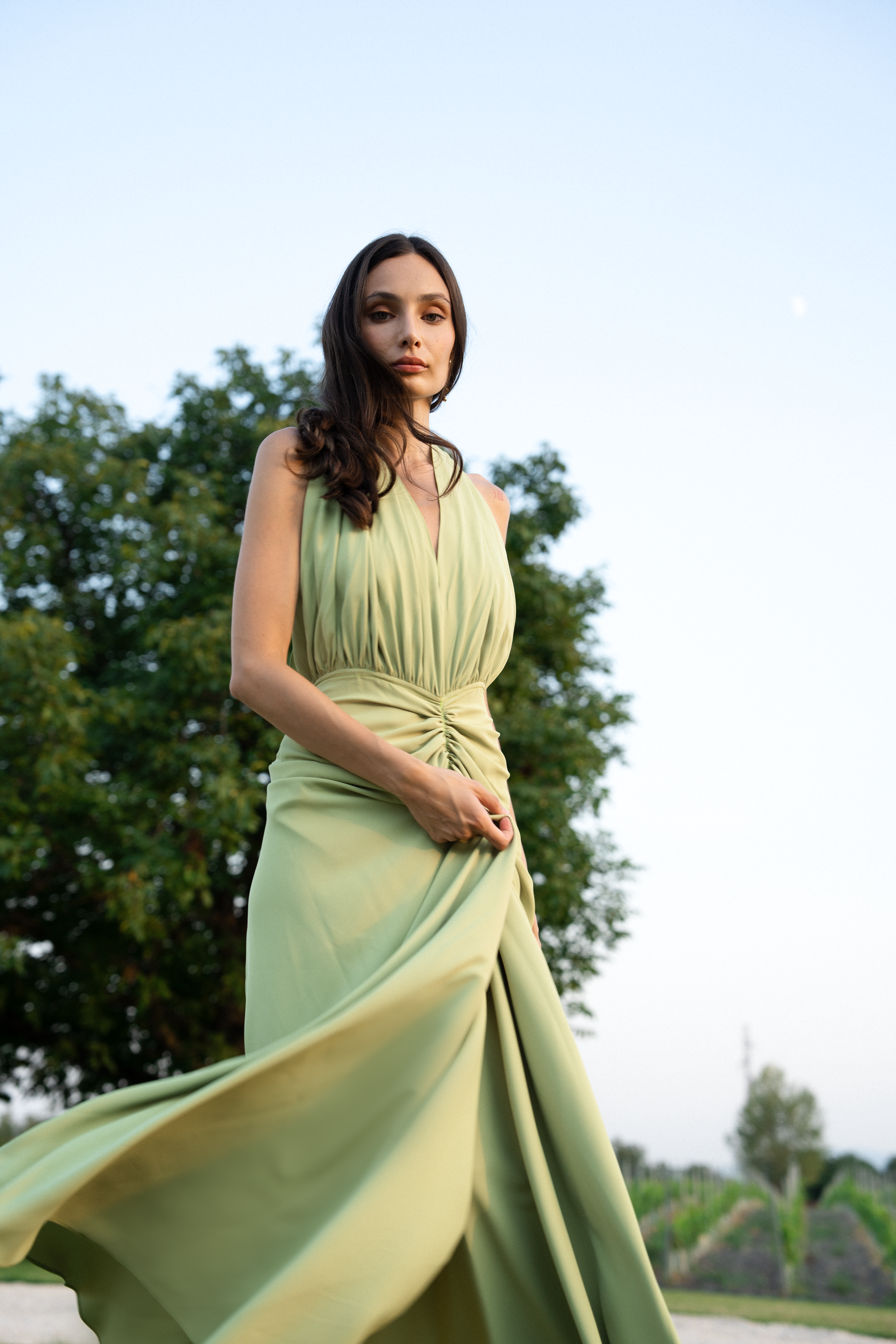 Lene Pistachio Dress XS Lene Pistachio Dress XS