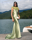 Carla Sage Green Dress