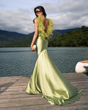 Carla Sage Green Dress
