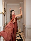 Nara Cinnamon Brown Dress