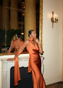 Sola Terracotta Dress