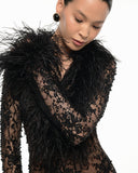 Vittoria Black Lace Dress