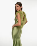 Carla Sage Green Dress