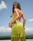 Mykonos Pistachio Dress