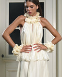 Pearline Soft Beige Dress