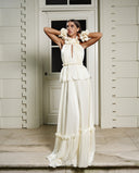 Pearline Soft Beige Dress
