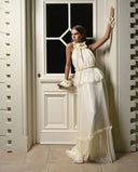 Pearline Soft Beige Dress