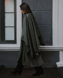 Jardin Khaki Coat with Scarf