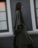 Jardin Khaki Coat with Scarf