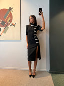 Meira Black Dress