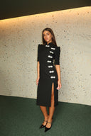 Meira Black Dress