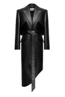 Reigh Black Trench Coat