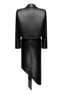 Reigh Black Trench Coat