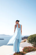 Monaco Sky Blue with Scarf