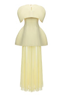 Verona Butter Yellow Dress