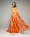 Mare Sunset Orange Dress