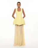 Verona Butter Yellow Dress