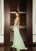 Aiya Soft Sage Dress