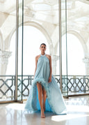 Nia Aqua Blue Dress