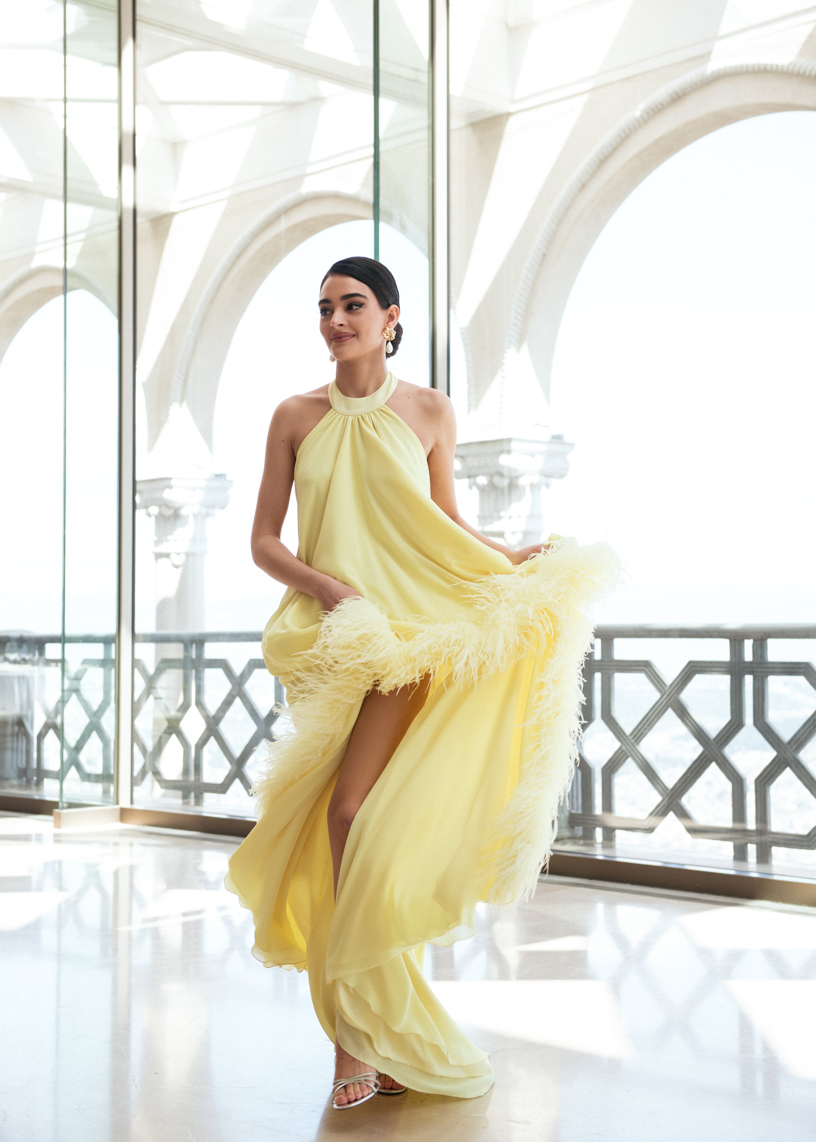 Nia Butter Yellow Dress S Nia Butter Yellow Dress S
