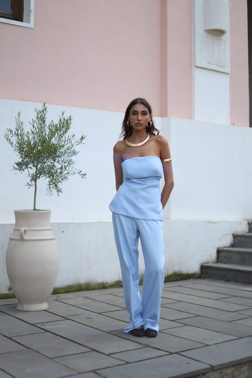 Venice Blue Linen Set - Image 4