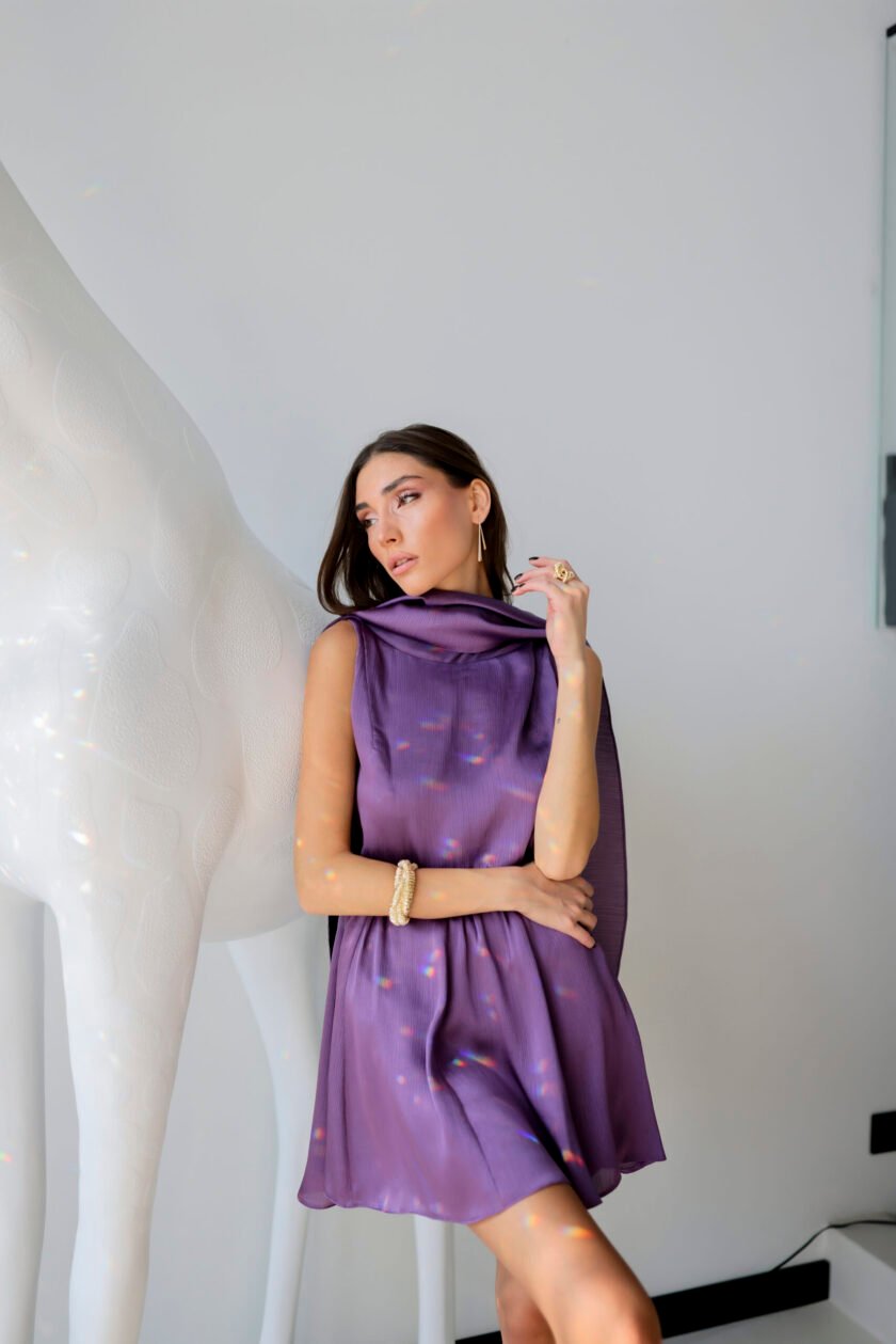Ray Violet Dress - Image 4