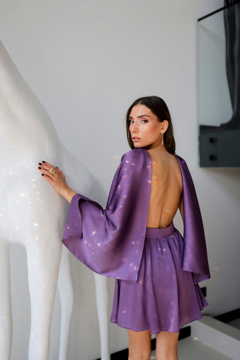 Ray Violet Dress - Image 2