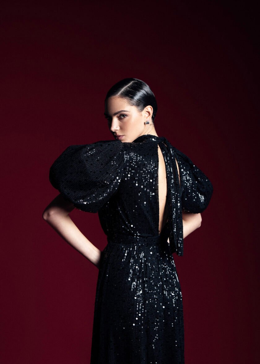 Starlight Black Dress - Image 2