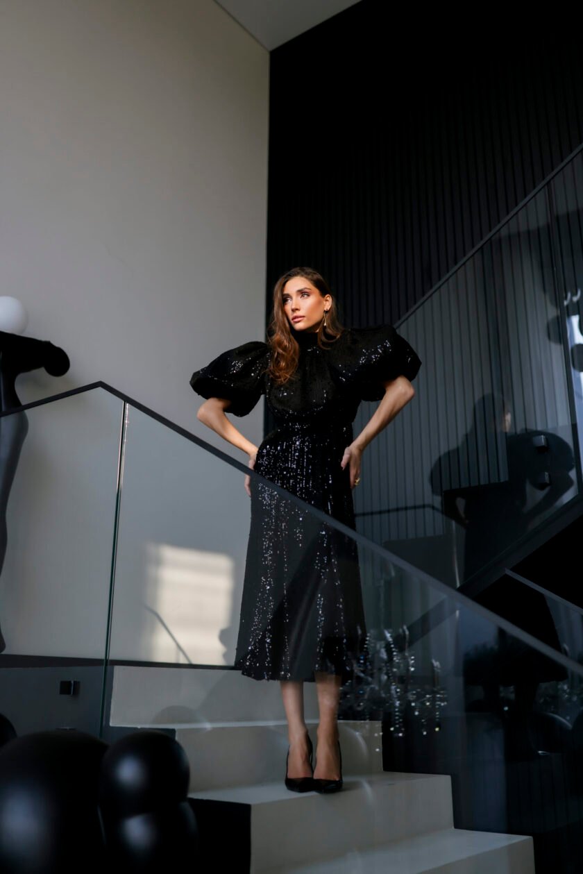 Starlight Black Dress - Image 5