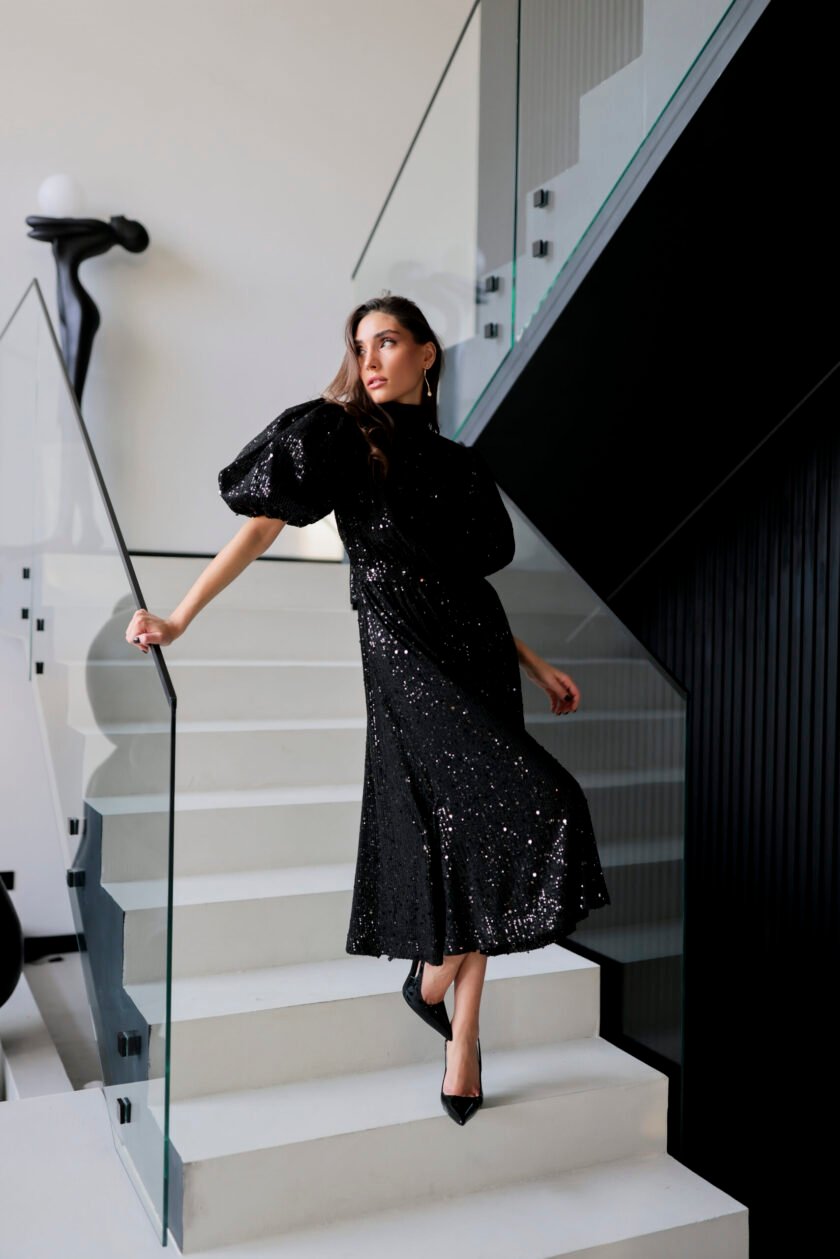 Starlight Black Dress - Image 6