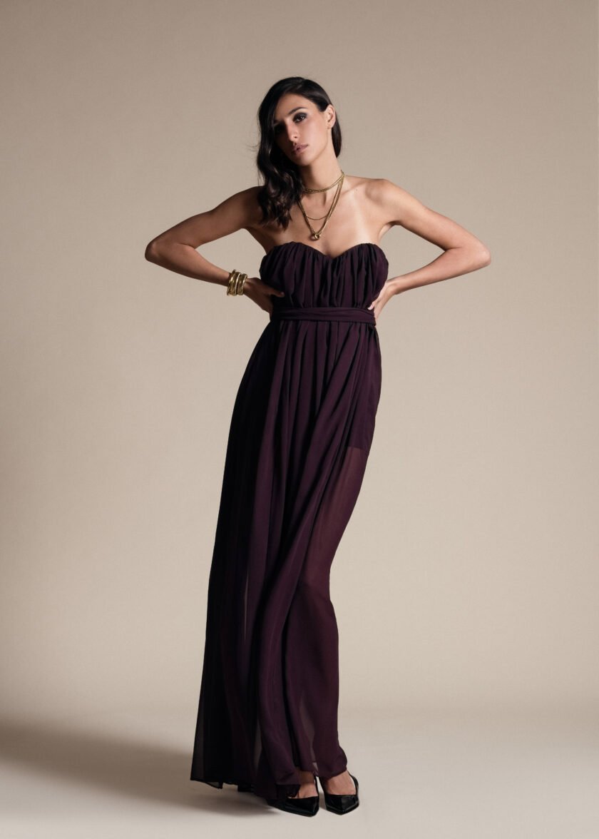 Siena Purple Dress - Image 4